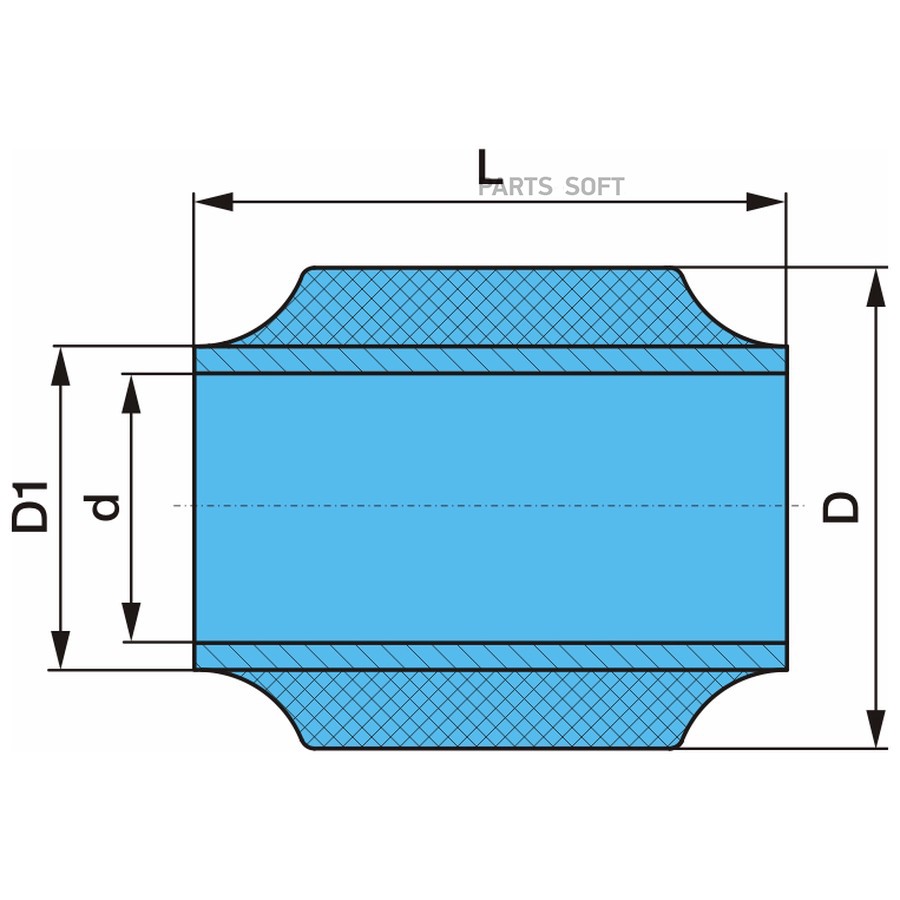 Сайлентблок балансира 50/100X130