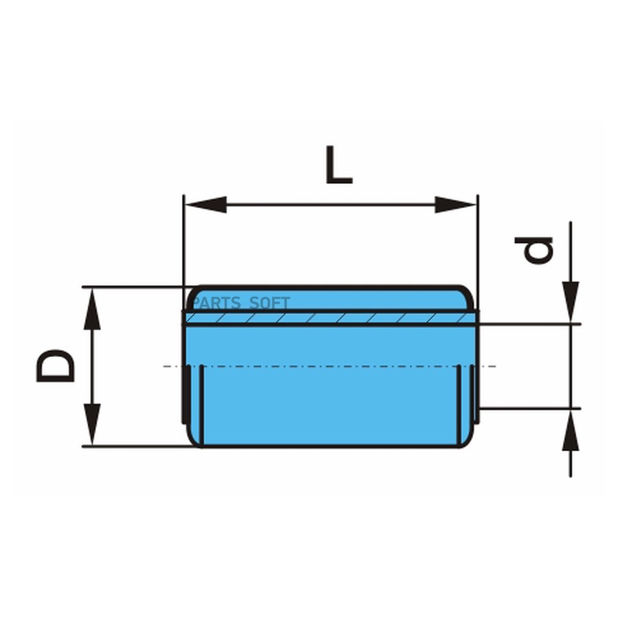 Сайлентблок BPW / полурессоры - 100mm . ?30-?57-102L . м-р-м /=02.0316.90.00S