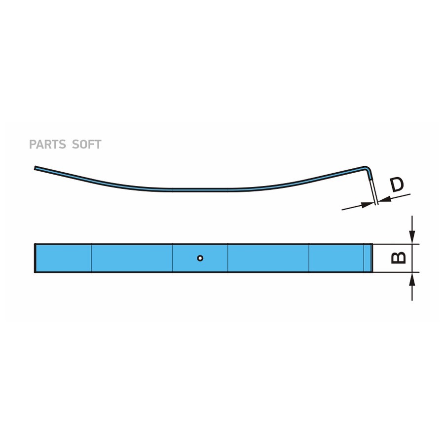 $ Лист рессоры BPW №3 для 05.082.04.02.0-3