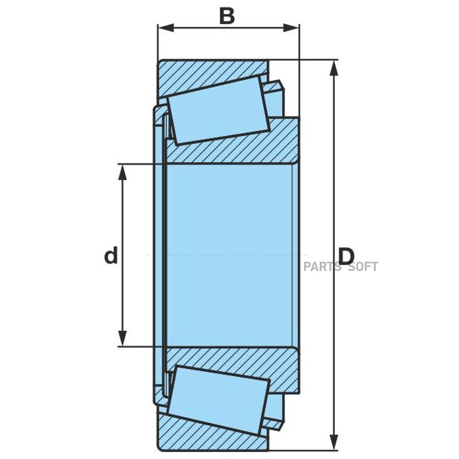 $ Подшипник 20T ступицы 32316  V.  DIN720
