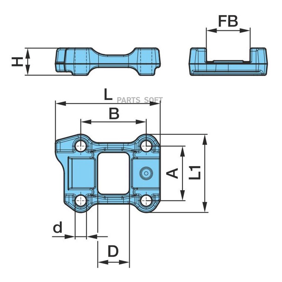 $ Плита подрессорная  F120S   L2