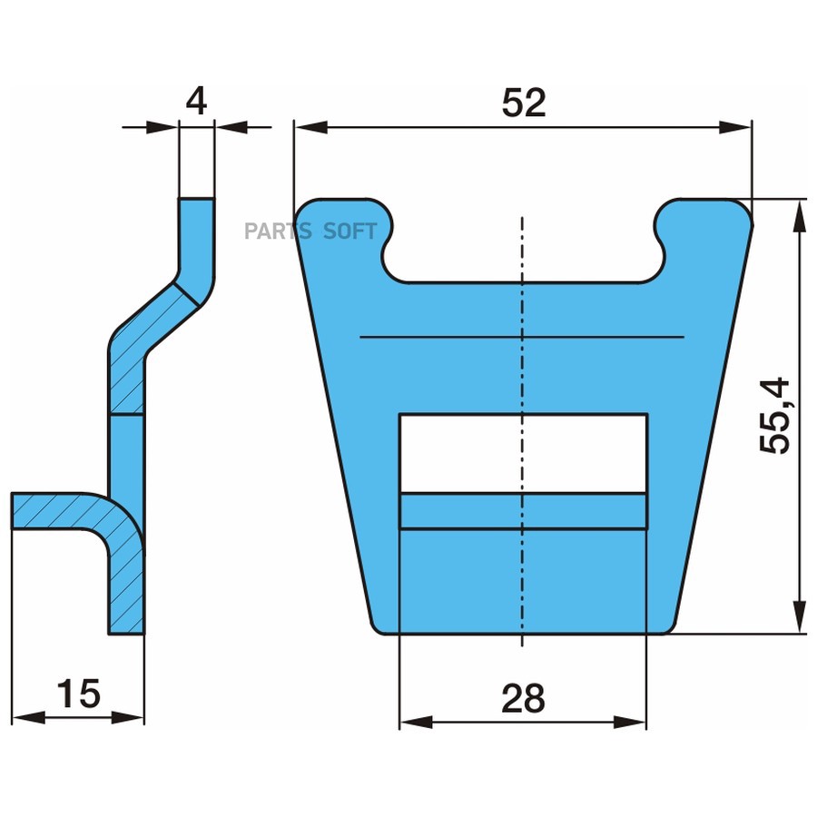 $ Кронштейн для пружин Conversion BPW