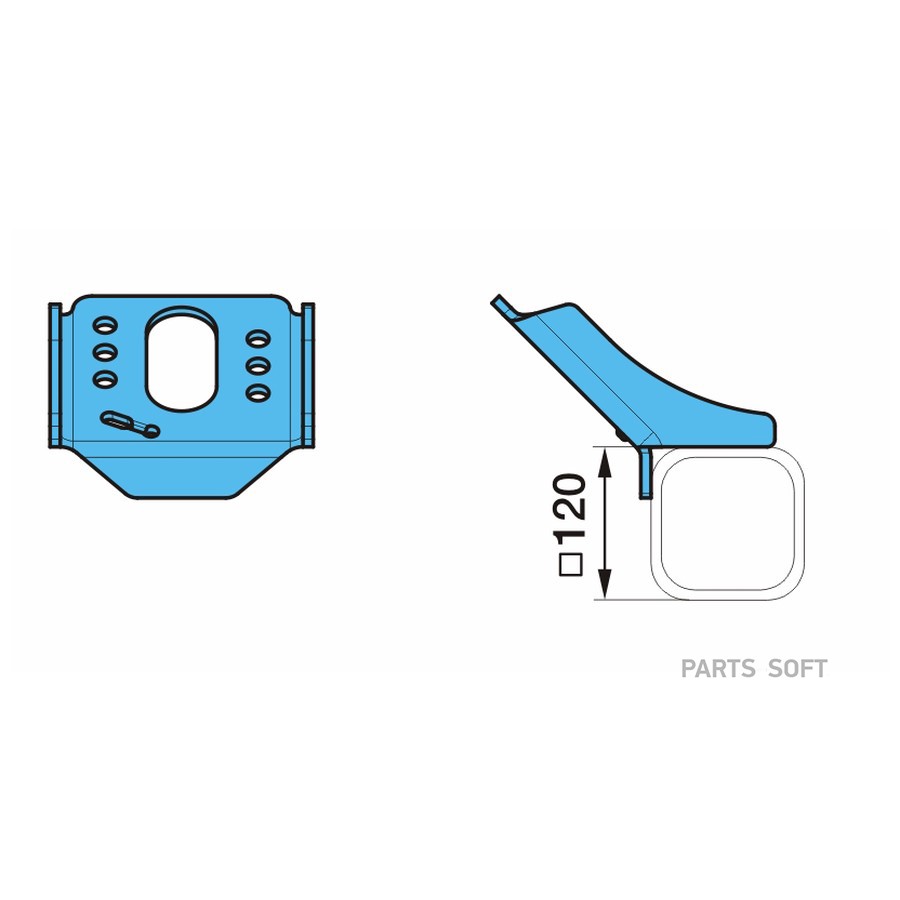 Кроншт торм камеры BPW 120/150
